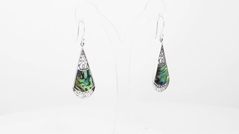 Abalone Shell Ocean Mist Earrings