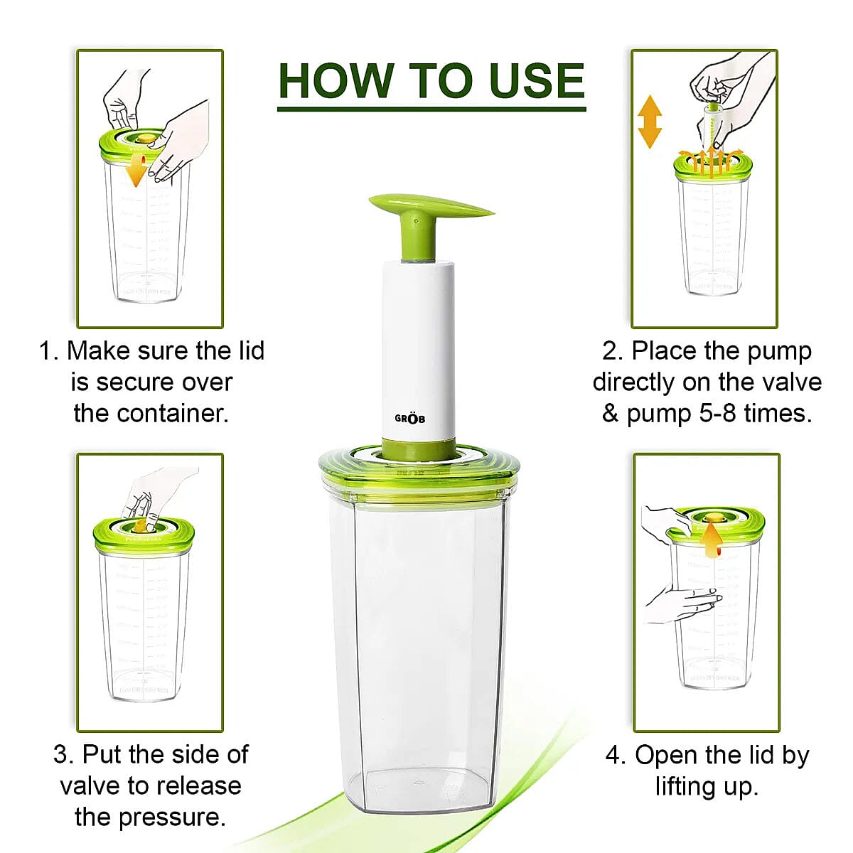 Vacuum Seal Juice Saver with Pump (26 oz)