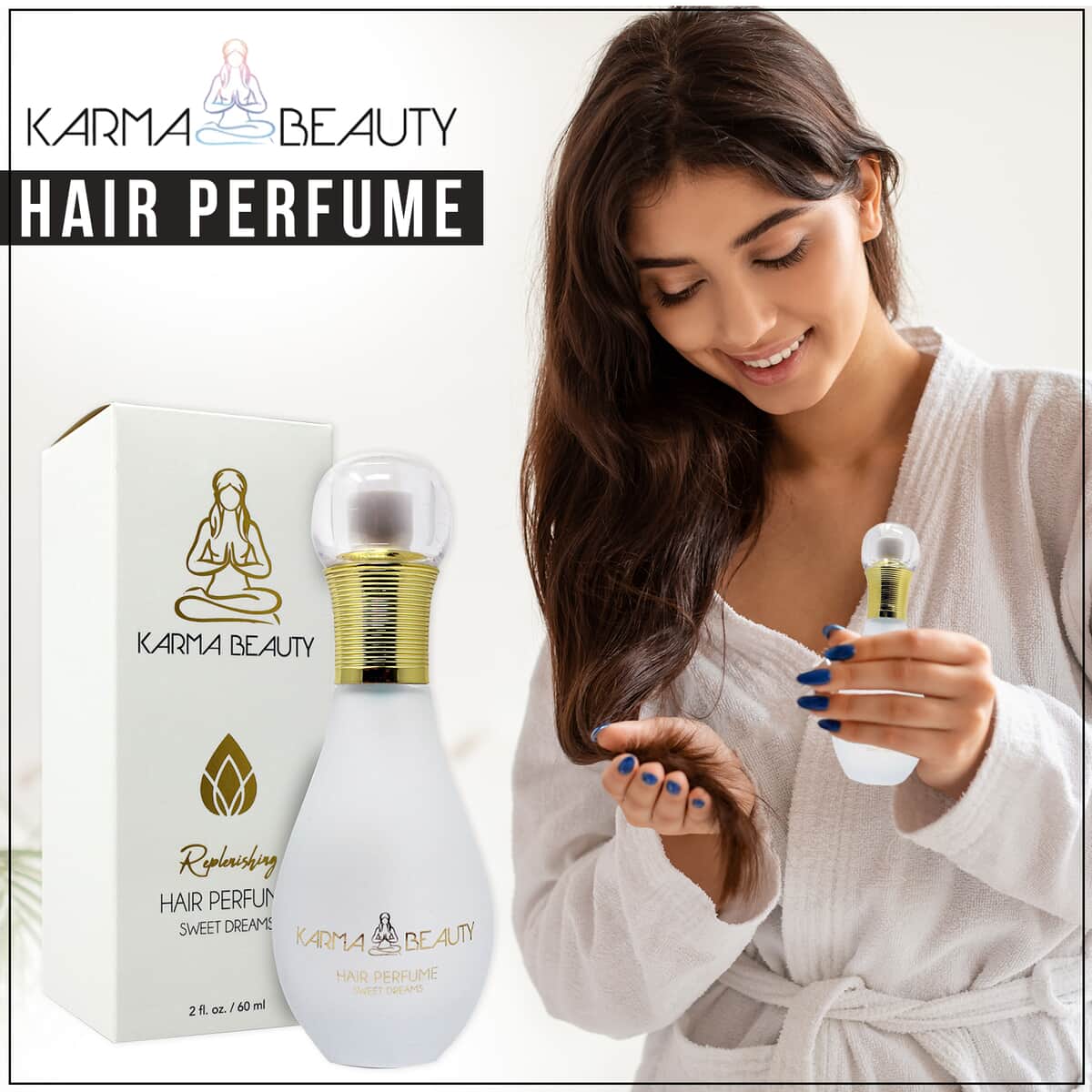 Karma Beauty Replenishing Sweet Dreams Hair Perfume 2 fl oz , Best Hair Perfume for Women , Hair Mist Perfume image number 1