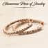 Luxoro 10K Rose Gold Natural Champagne Diamond Earrings, Diamond Hoops, Diamond Gold Studs 2.00 ctw image number 1