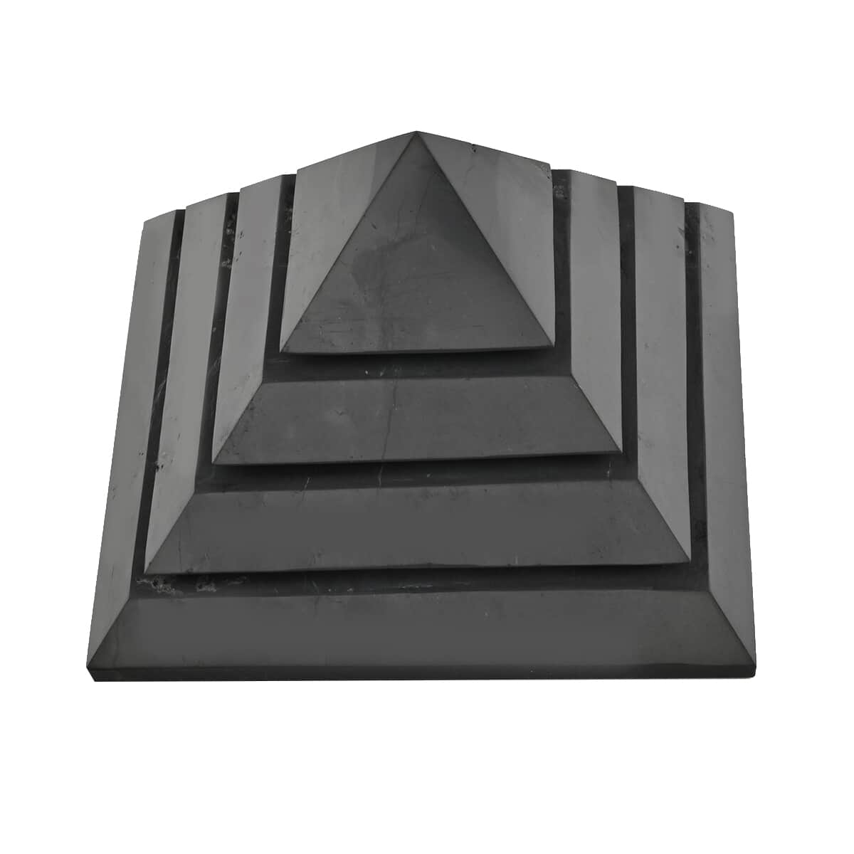 Shungite Sakara Pyramid (10 cm) 7334.00 ctw image number 0