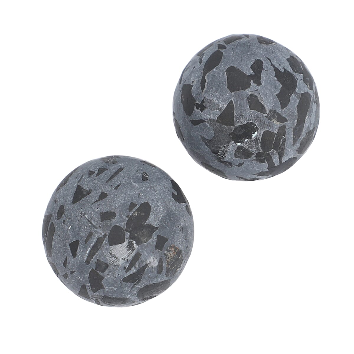 Handcrafted Double Shungite Ball Foot Massager image number 4