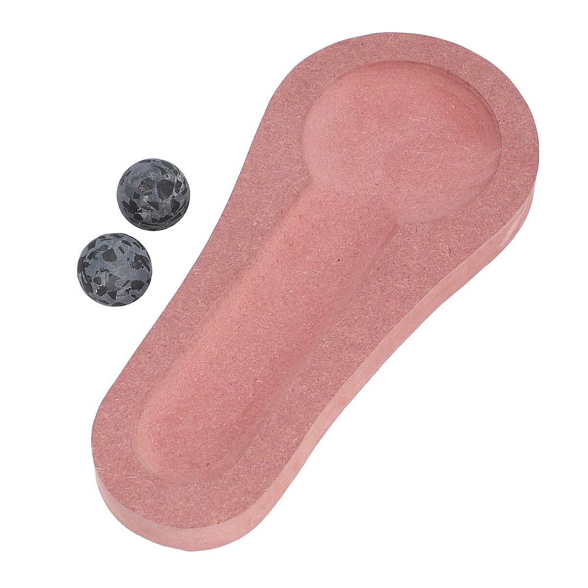 Handcrafted Double Shungite Ball Foot Massager image number 5