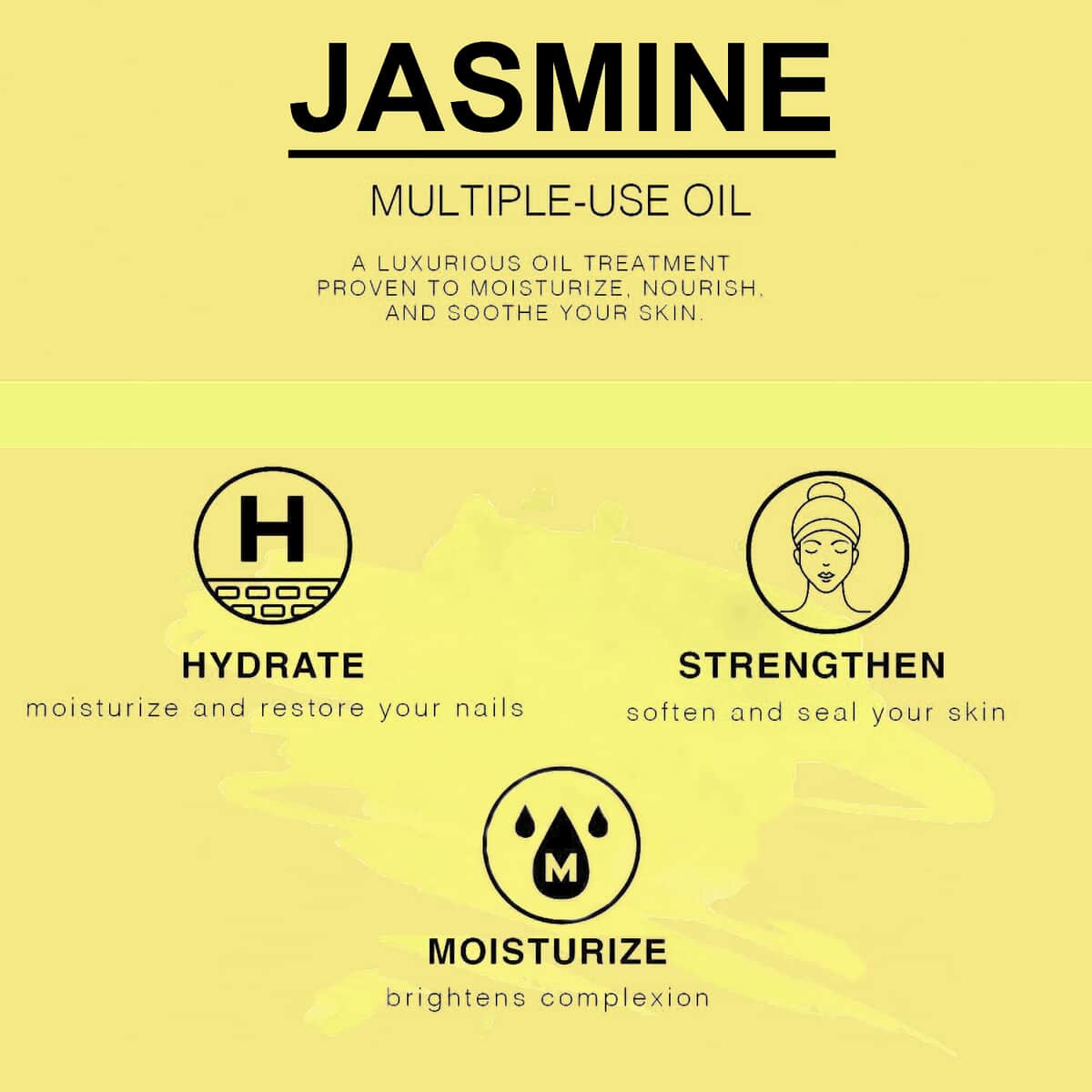 MEASURABLE DIFFERENCE Jasmine Hydrating Body Oil 4 fl oz (Made in USA) image number 5