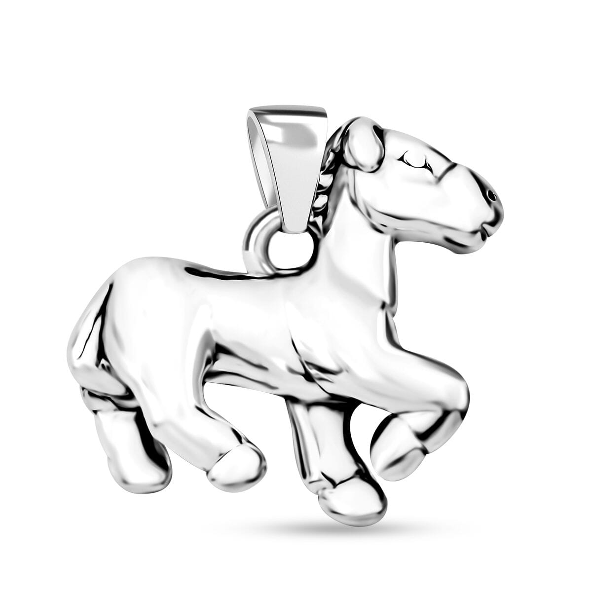 Sterling Silver Horse Pendant 2.81 Grams image number 0