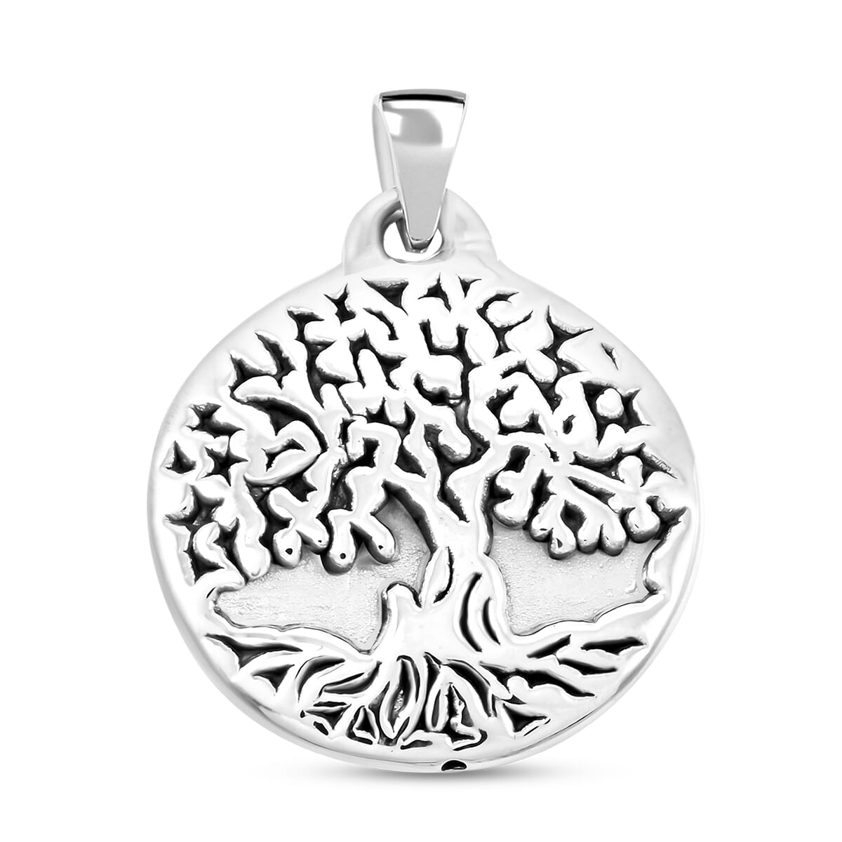 Sterling Silver Tree of Life Pendant 4.79 Grams image number 0