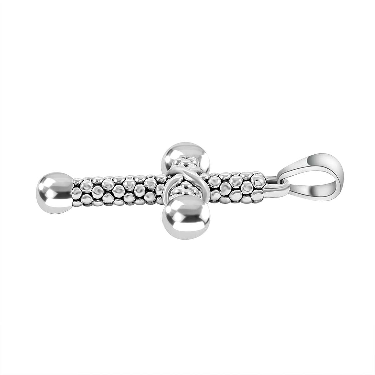 Sterling Silver Cross Pendant without Chain 9.44 Grams image number 2