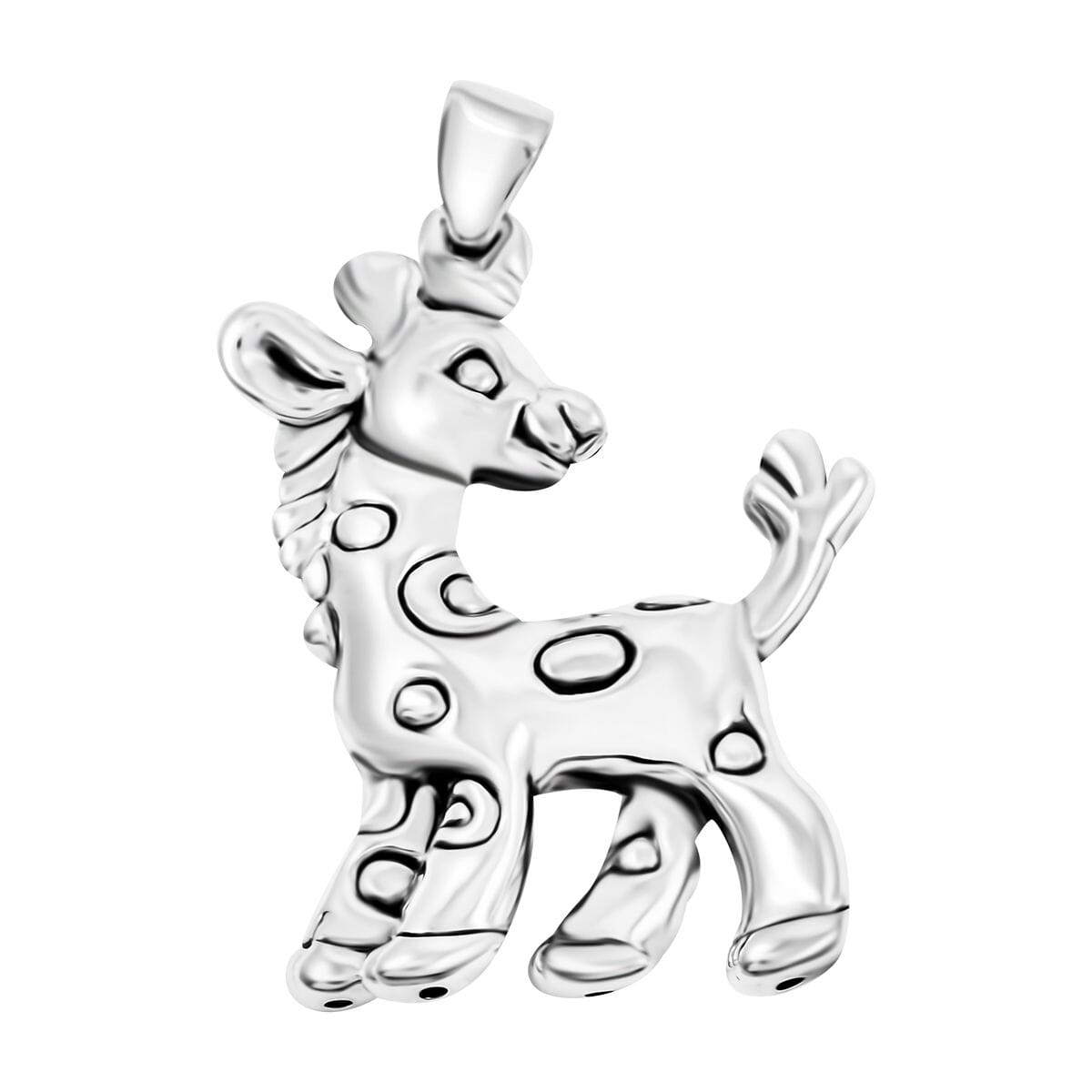 Giraffe Pendant in Sterling Silver 5.79 Grams image number 0