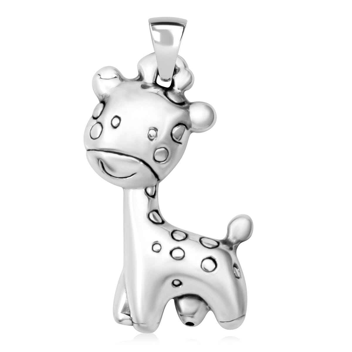 Giraffe Pendant in Sterling Silver 5.89 Grams image number 0