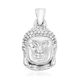 Buddha Pendant without Chain in Sterling Silver 2 Grams
