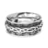 Sterling Silver Braided Spinner Ring, Anxiety Ring for Women, Fidget Rings for Anxiety for Women, Stress Relieving Anxiety Ring, Promise Rings (Size 10.0) (3.75 g) image number 7