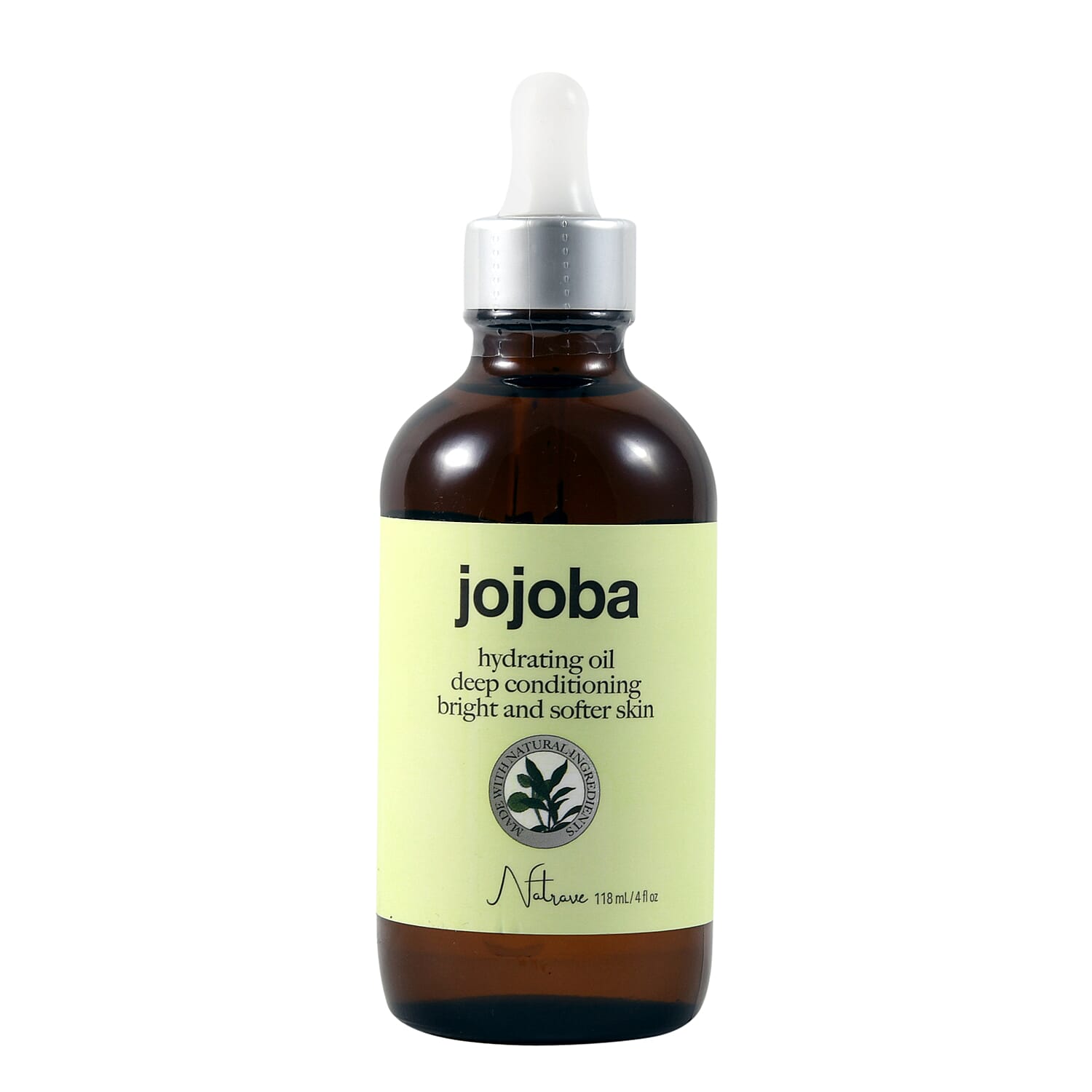Natrave Jojoba Blend Hydrating Body Oil 4oz (Made in USA)