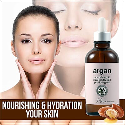 Natrave Argan Blend Hydrating Body Oil 4 fl. oz (Made in USA)