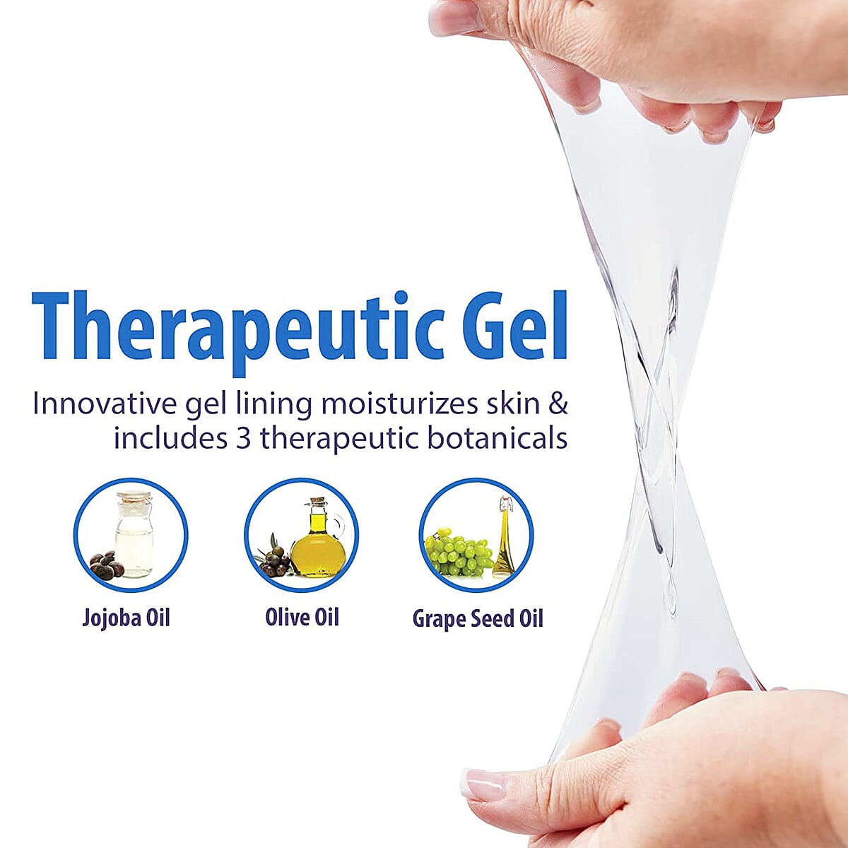 Pink Moisturizing Gel Gloves (One Size Fits Most) image number 4