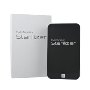 Black Multi-Function Portable UV Light Sterilizer Box with USB Cable
