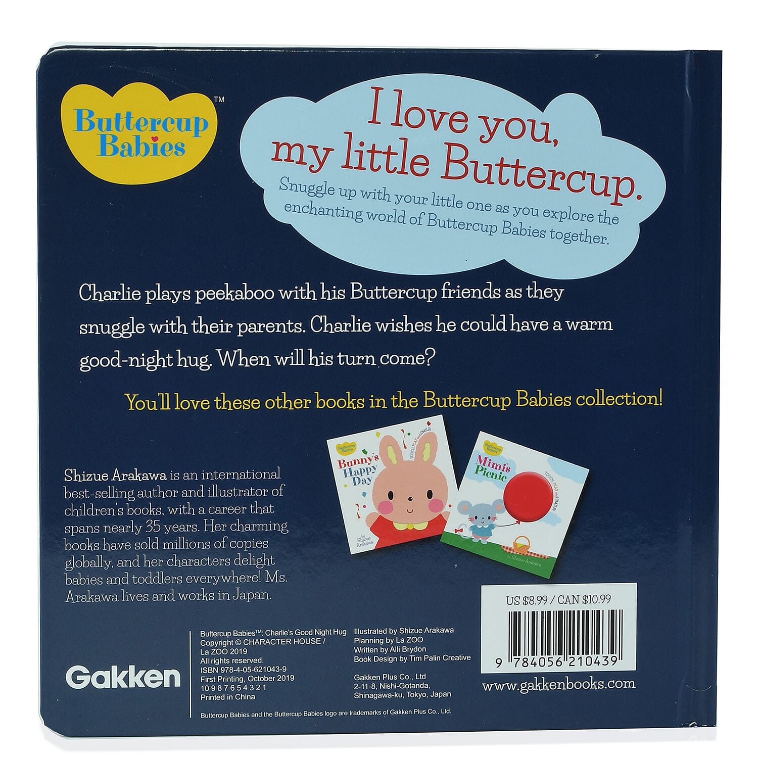 Buttercup Babies Charlie's Good Night Hug Children's Book