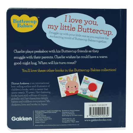 Buttercup Babies Charlie's Good Night Hug Children's Book image number 1