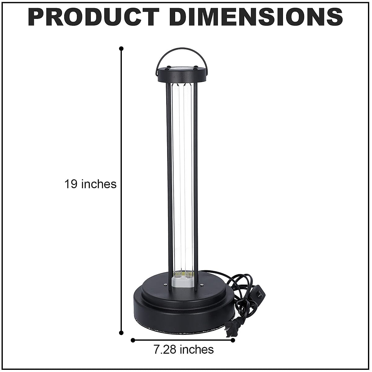 Smart UV Disinfection Lamp with Ozone Function & Remote Control image number 3