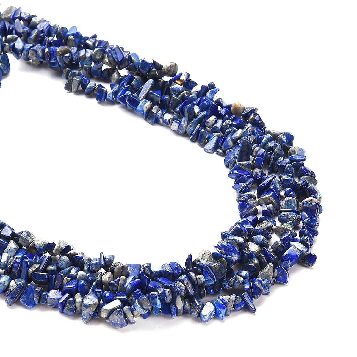 Lapis Lazuli Chips Endless Necklace 100 Inches 1329.75 ctw image number 2
