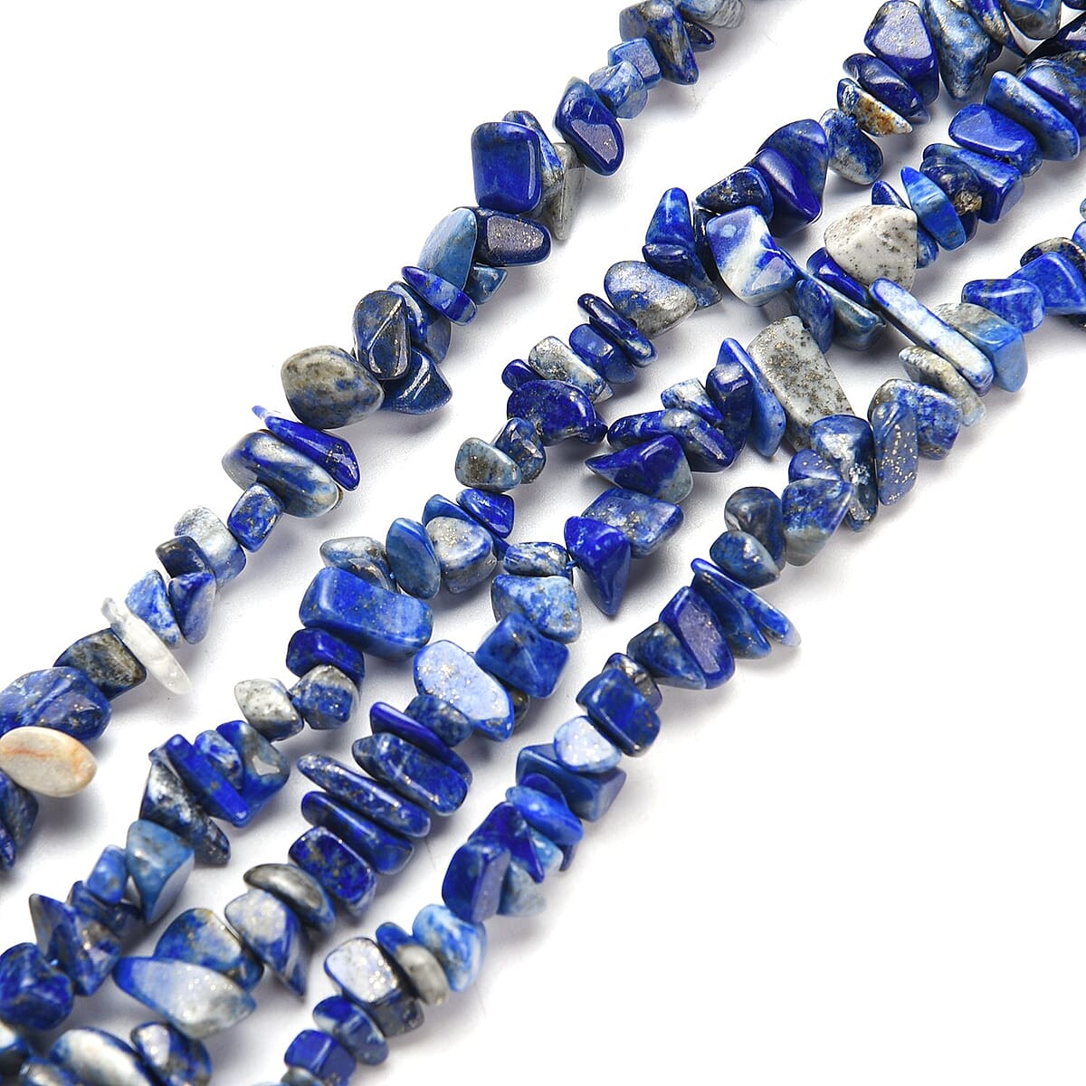 Lapis Lazuli Chips Endless Necklace 100 Inches 1329.75 ctw image number 3