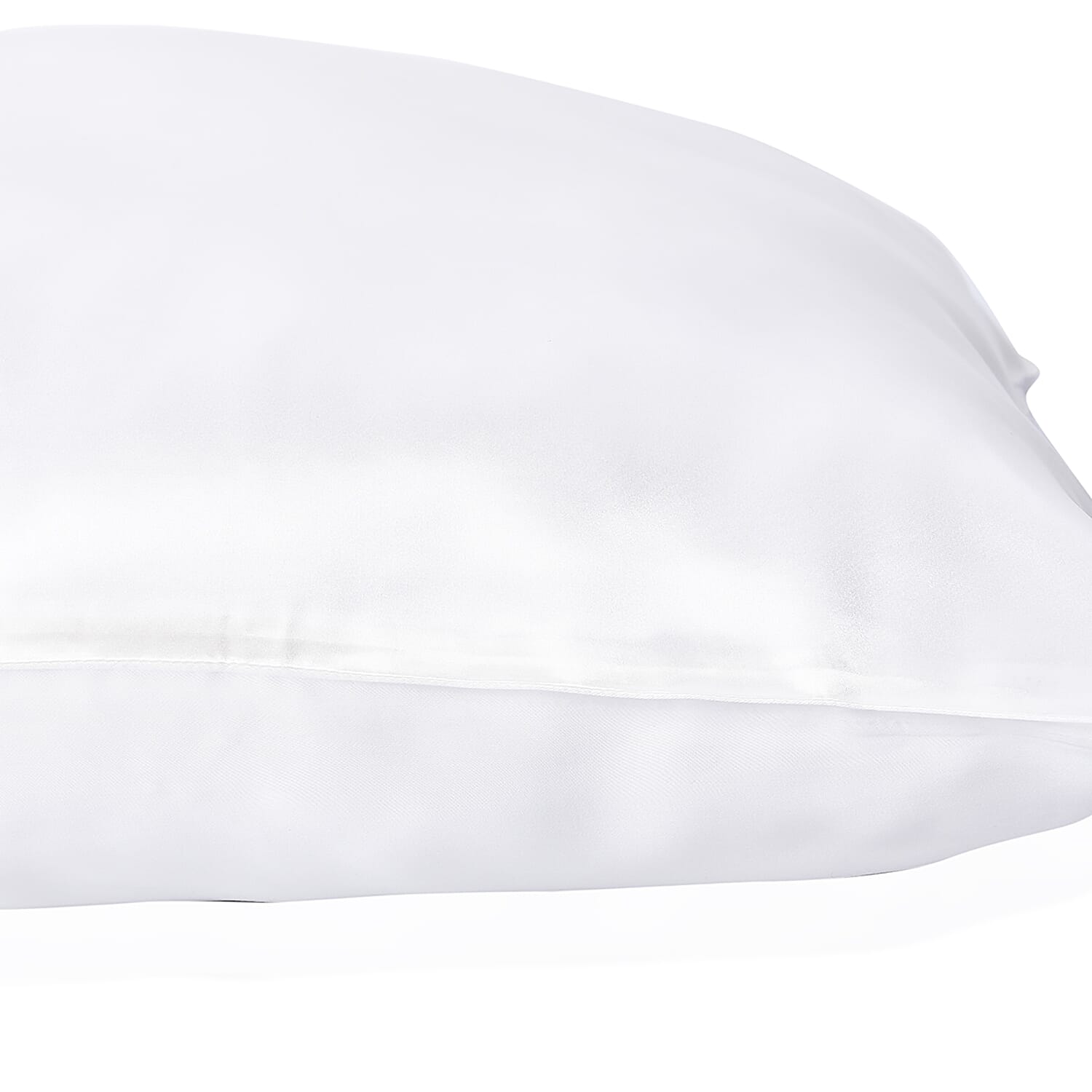 SYMPHONY HOME Ivory 100% Mulberry Silk Pillowcase Infused with Hyaluronic Acid & Argan Oil - Full , Pillow Protectors , Pillow Cover , Cushion Cover , Pillow Shams , Pillow Case Covers