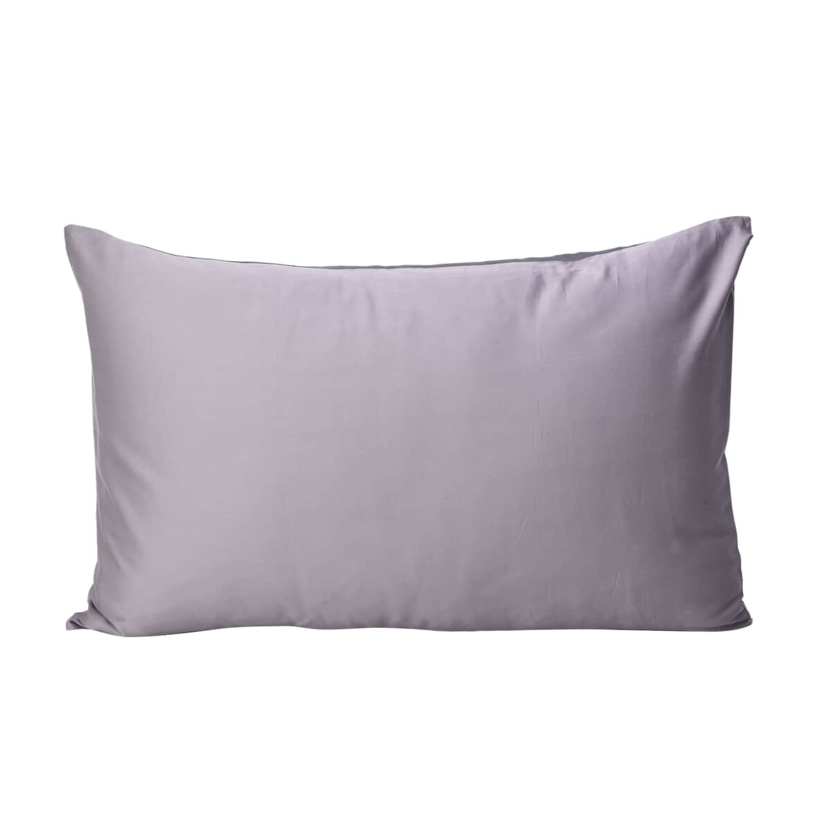 SYMPHONY HOME Gray 100% Mulberry Silk Pillowcase Infused with Hyaluronic Acid & Argan Oil - Full , Pillow Protectors , Pillow Cover , Cushion Cover , Pillow Shams , Pillow Case Covers image number 3
