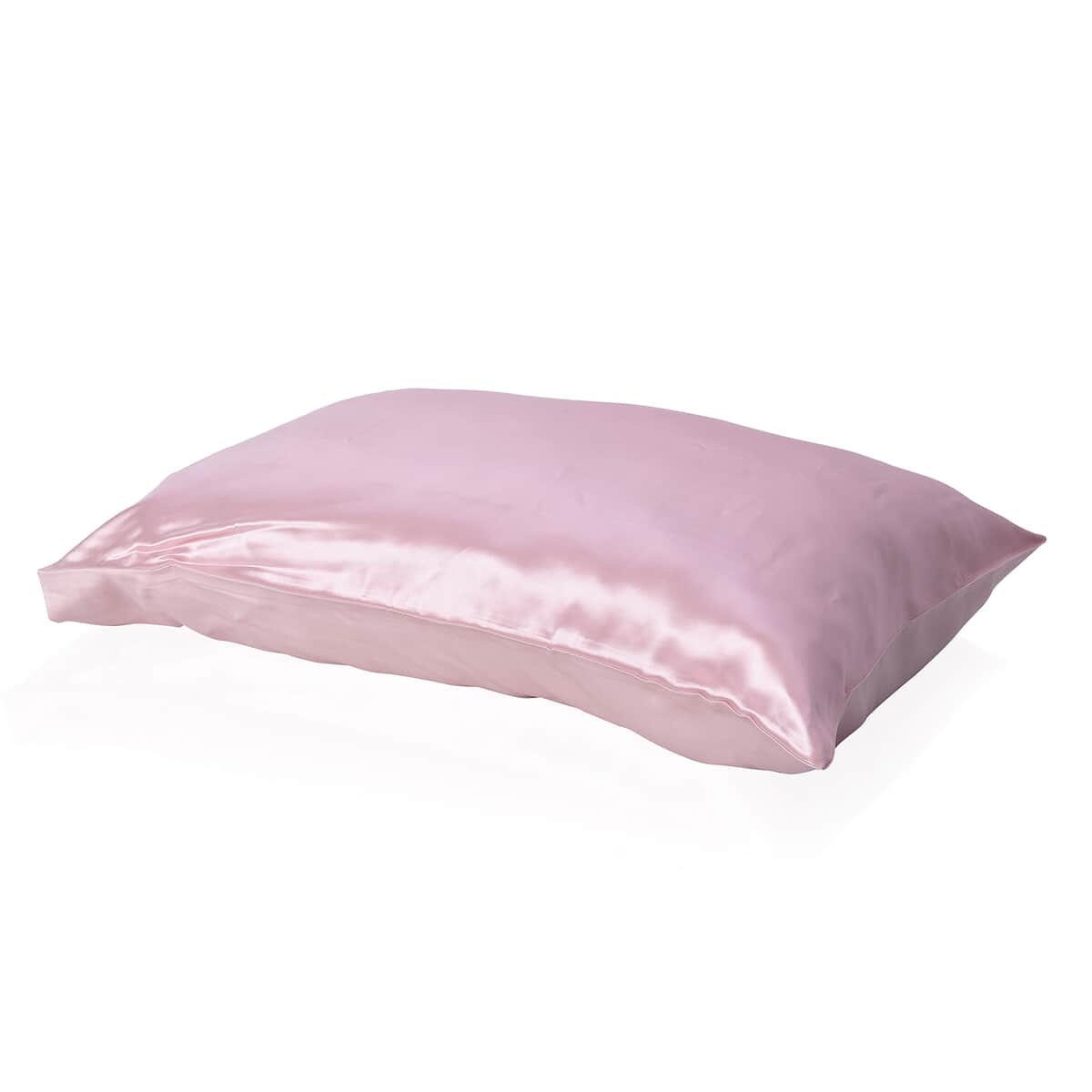 Symphony Home Pink 100% Mulberry Silk Pillowcase Infused with Hyaluronic Acid & Argan Oil - King, Pillow Protectors, Pillow Cover, Cushion Cover, Pillow Shams, Pillow Case Covers image number 1