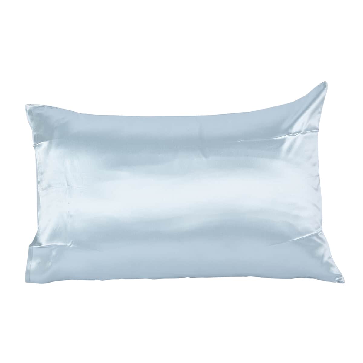Symphony Home Blue 100% Mulberry Silk Pillowcase Infused with Hyaluronic Acid & Argan Oil - King , Pillow Protectors , Pillow Cover , Cushion Cover , Pillow Shams , Pillow Case Covers image number 0