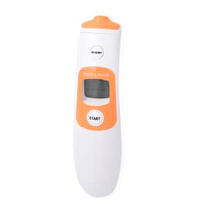 HEALTH & HEALTH Infrared Thermometer with 3 Color LCD Display (Measurement Range : 89.6F to 109.2F) (2xAAA Battery Not Included) , Best Digital Thermometer , Safe Outdoor Thermometer