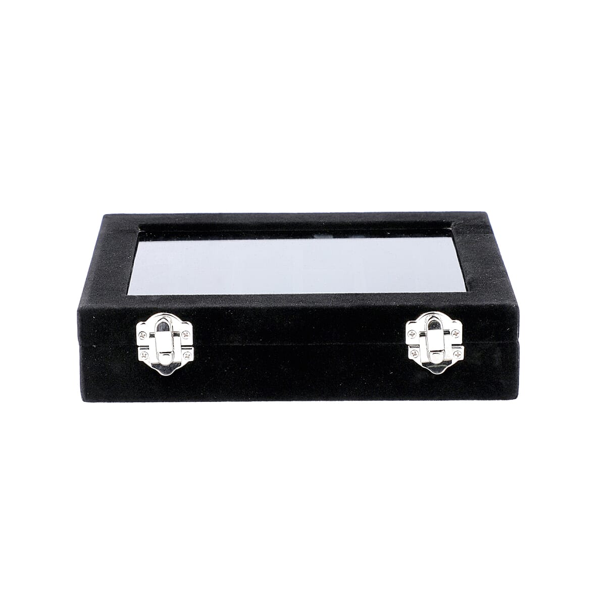 LIMITED EDITION Black Faux Velvet Detachable Compartment Jewelry Organizer image number 1