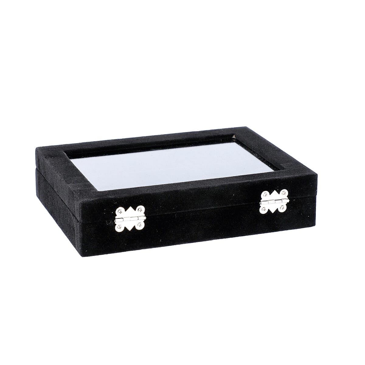 LIMITED EDITION Black Faux Velvet Detachable Compartment Jewelry Organizer image number 3