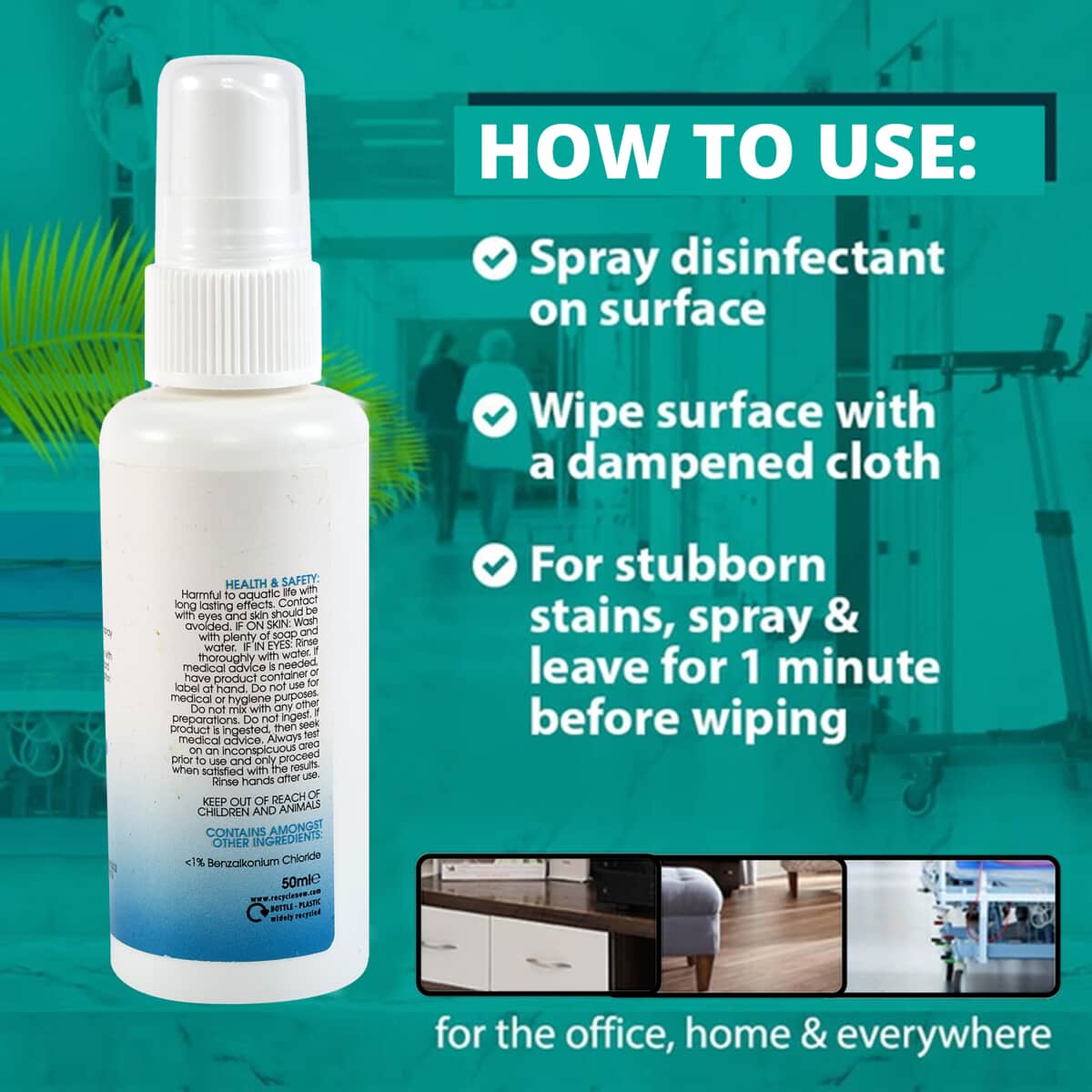 Sursol Disinfecting Surface Cleaner (50 ML, Non-Returnable) image number 2
