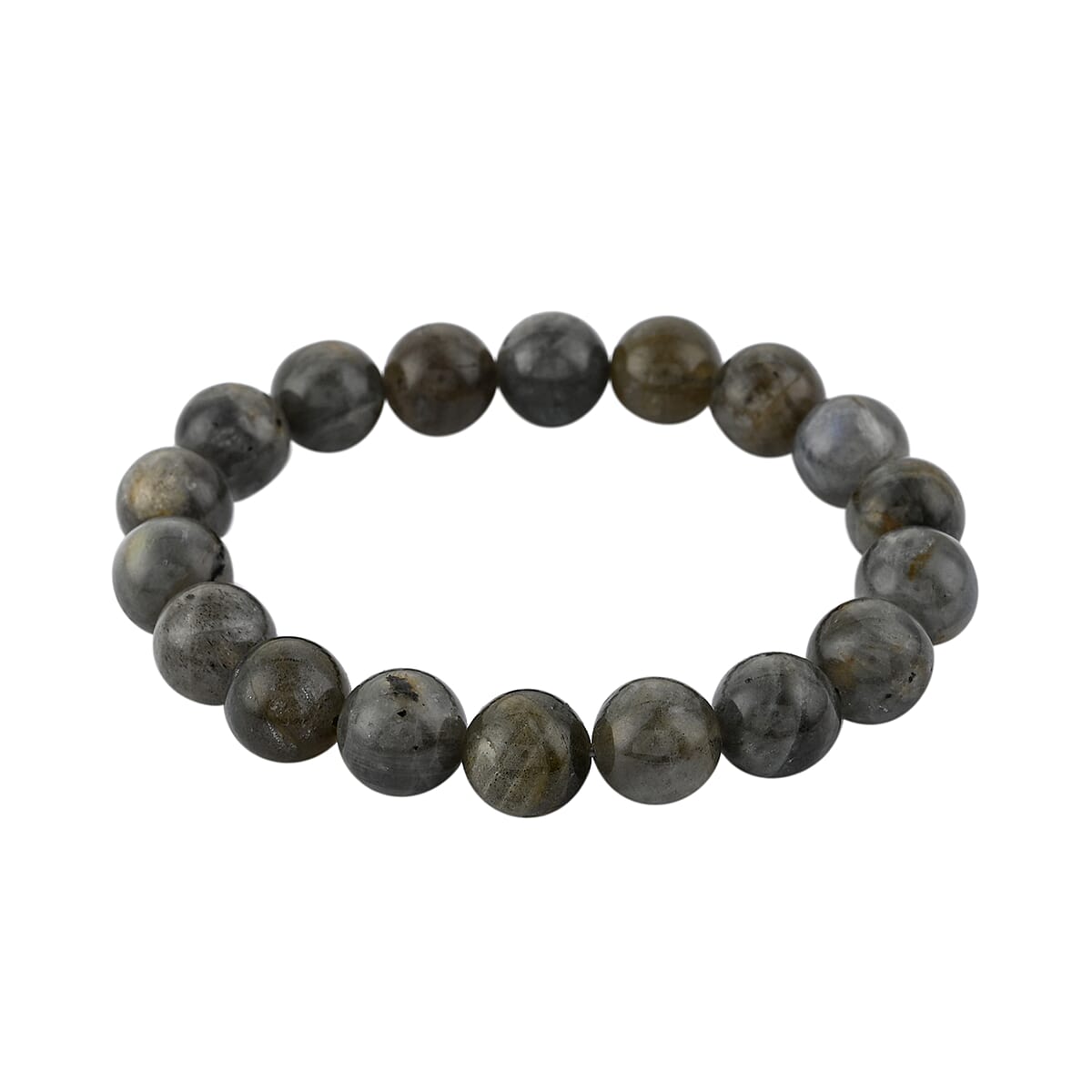 Malagasy Labradorite Beaded Stretch Bracelet 195.00 ctw image number 0