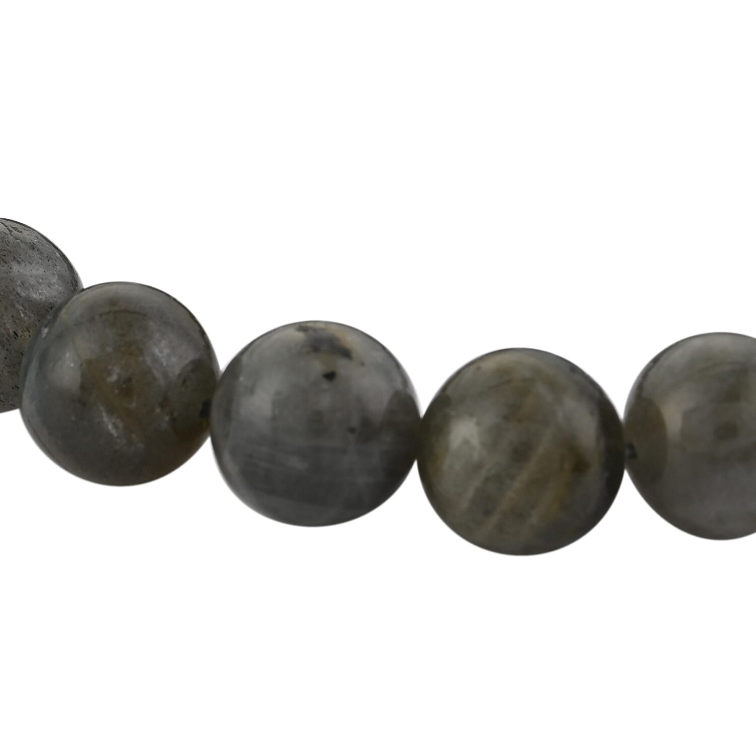 Malagasy Labradorite Beaded Stretch Bracelet 195.00 ctw