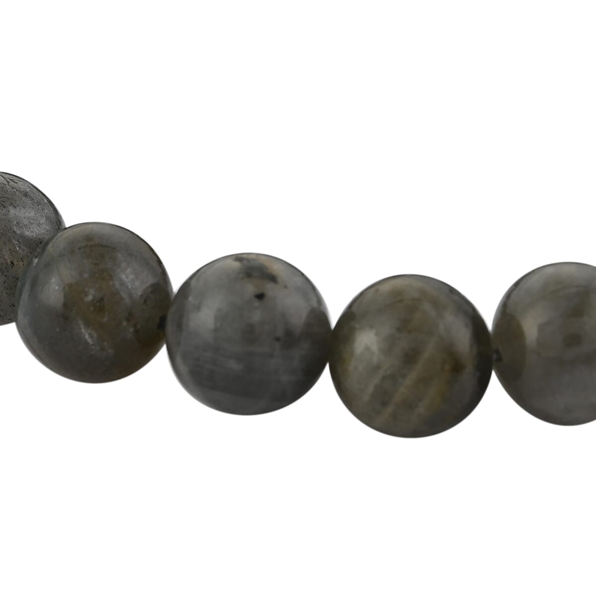 Malagasy Labradorite Beaded Stretch Bracelet 195.00 ctw image number 1