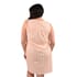 Lati Fashion Sleeveless Zip Front House Dress (Cotton & Polyester, M)- Orange image number 1