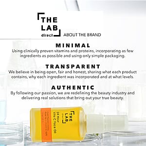 The Lab Direct 24 Hour Moisture Jojoba, Rose Hip, Vitamin C Face Oil 1 fl oz (Ships in 5-7 Business Days)