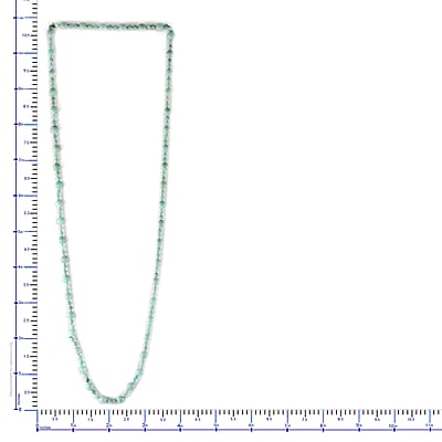 Amazonite Beaded Endless Station Necklace 34 Inches 251.00 ctw