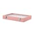 Pink Faux Leather Jewelry Organizer with Acrylic Window & Latch Clasp (72 Rings Slots) image number 2