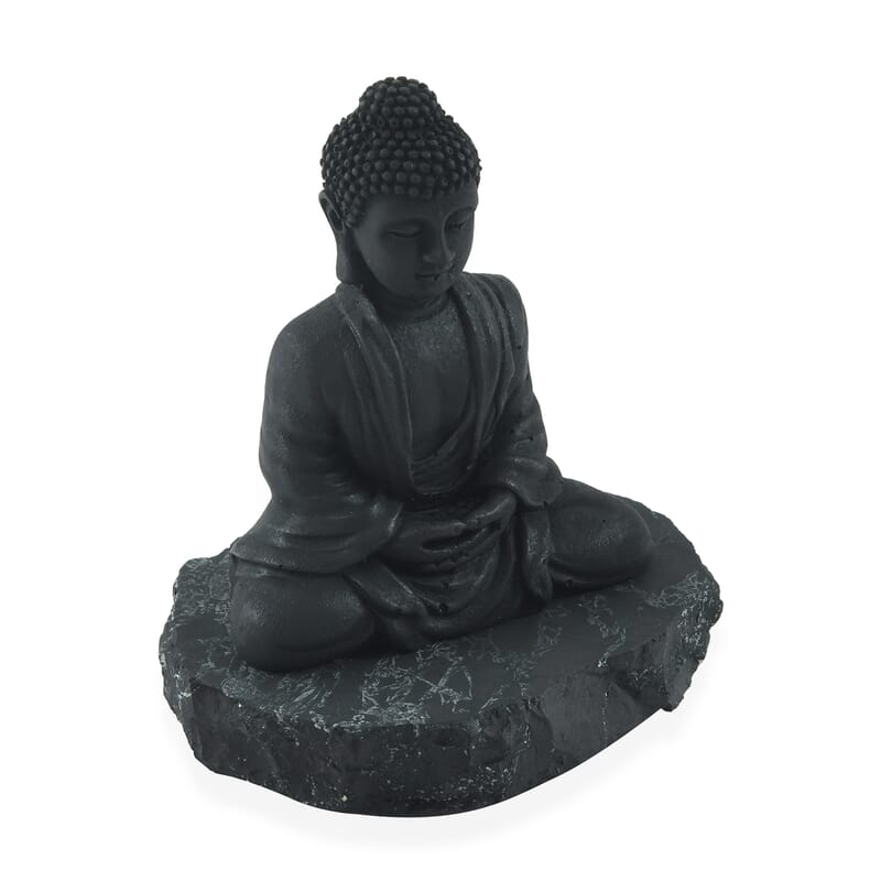 Shungite Composite Buddha Figurine 1012.00 ctw