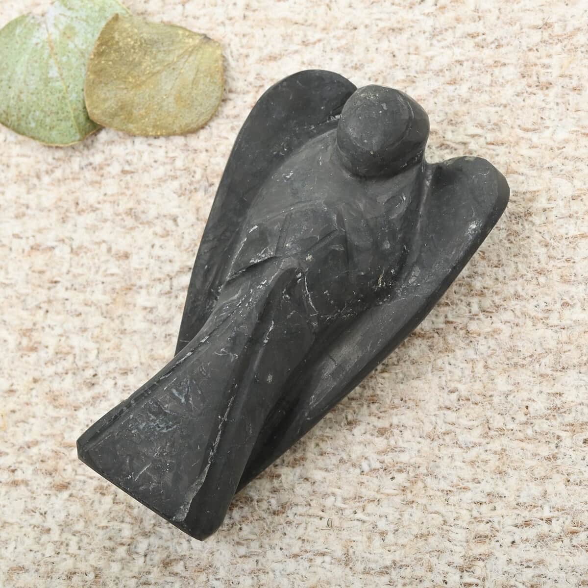 Shungite Angel 2In Figurine Approx. 1403.00 ctw image number 1