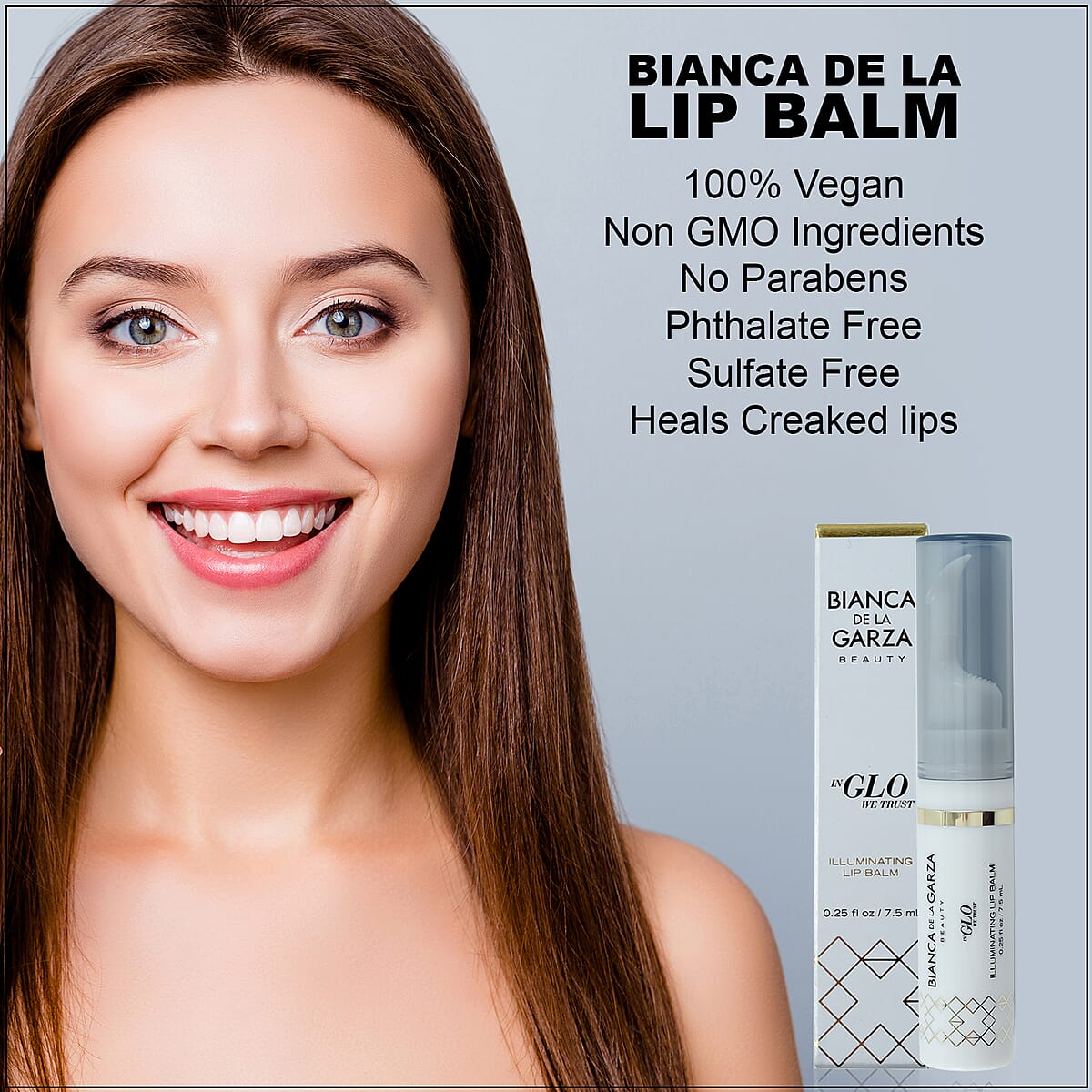 Bianca de la Garza Beauty In GLO We Trust Lip Balm (.25 oz) image number 2
