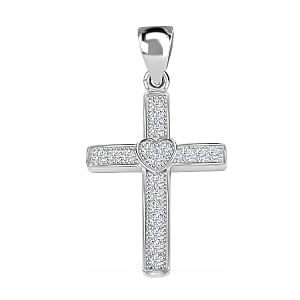 Elanza Simulated Diamond (1.44 Ct) Sterling Silver Pendant 1.44 ctw
