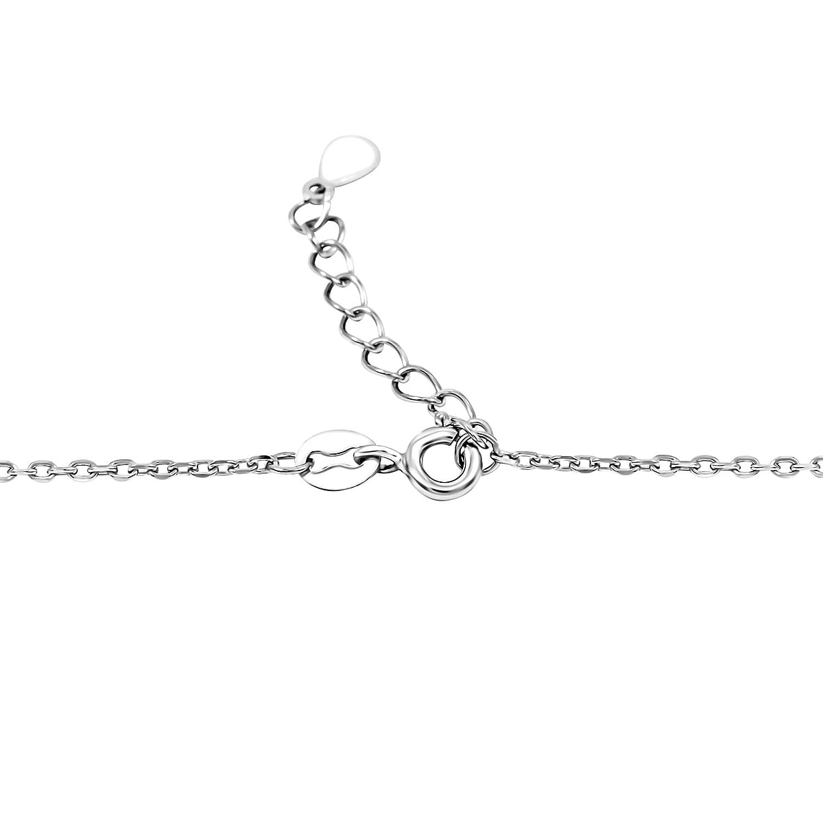 Elanza Simulated Diamond (1.00 Ct) Sterling Silver Bracelet (Size 7 Adjustable) 1.00 ctw image number 3