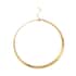 Omega Necklace 16-18 Inches in ION Plated Yellow Gold Stainless Steel 19.40 Grams image number 0