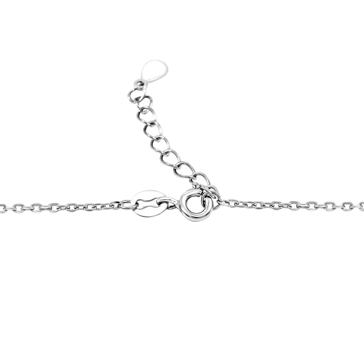 Elanza Simulated Diamond (1.90 Ct) Sterling Silver Bracelet (Size 7 Adjustable) 1.90 ctw image number 3