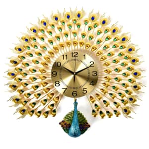 Peacock Wall Clock (2'2ft x 2'2ft)