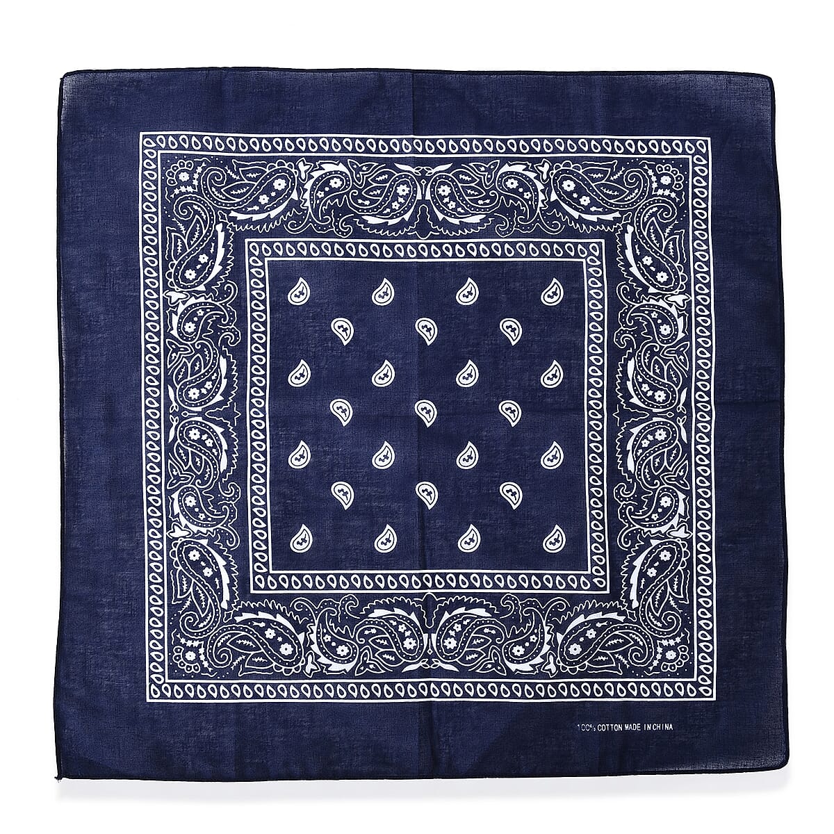 Set of 5 Multi Color Paisley Pattern Bandanas image number 5