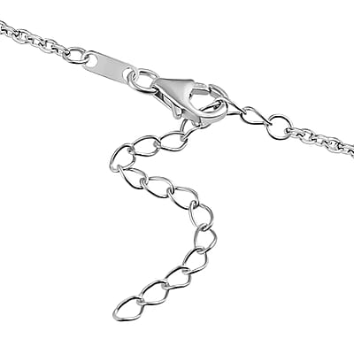 Premium Ethiopian Opal Necklace in Platinum Over Sterling Silver, Lariat Style, Welo Opal Jewelry (18 Inches) 7.50 ctw