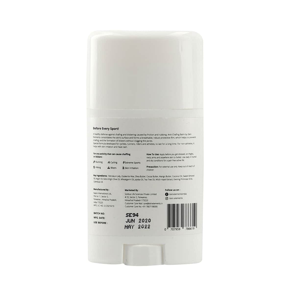 Skin Elements Anti-Chafing Face Balm-Avoid Irritation from Face Masks & PPE Gear image number 4